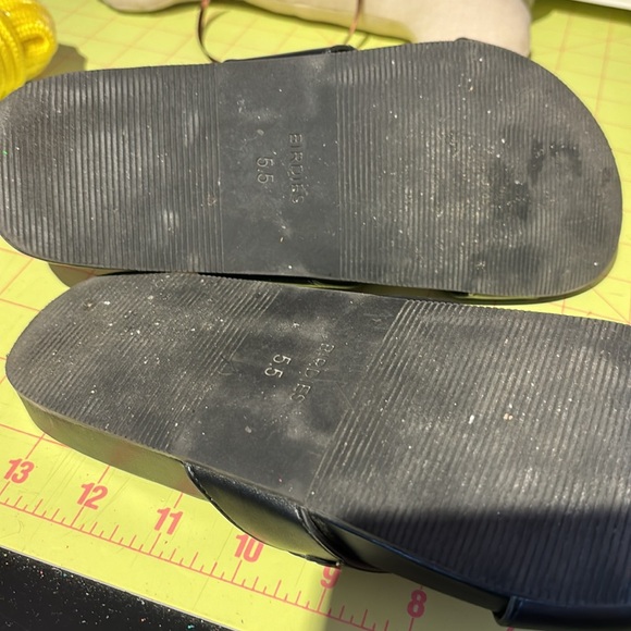 Black leather birdie sandals - Picture 4 of 6